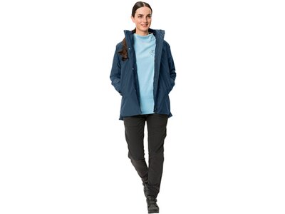 VAUDE Damen Cyclist Warm Rain Jacket Blau