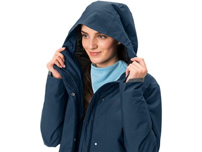 VAUDE Damen Cyclist Warm Rain Jacket Blau