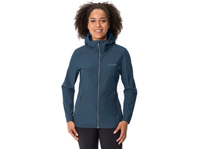 VAUDE Damen Funktionsjacke Wo Neyland Wind Jacket Blau