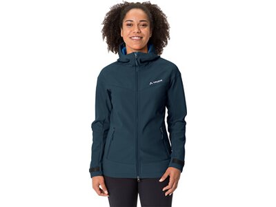 VAUDE Damen Funktionsjacke Wo All Year Elope Softshell Jacket Blau