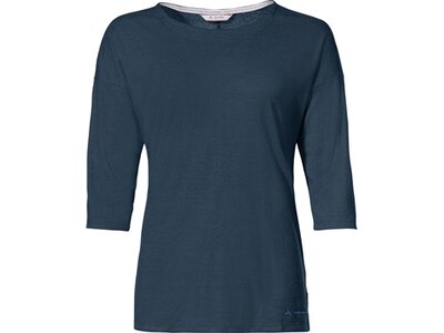 VAUDE Damen Shirt Wo Neyland 3/4 T-Shirt Blau