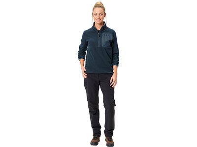 VAUDE Damen Pullover Wo Rosemoor Fleece Halfzip Blau