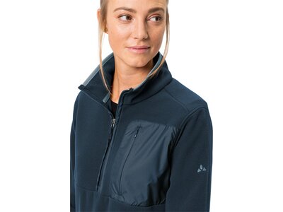 VAUDE Damen Pullover Wo Rosemoor Fleece Halfzip Blau