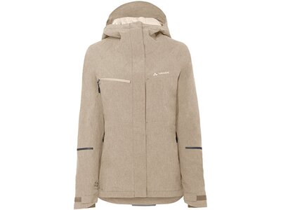 VAUDE Damen Funktionsjacke Wo Yaras Warm Rain Jacket Braun