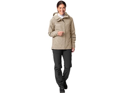 VAUDE Damen Funktionsjacke Wo Yaras Warm Rain Jacket Braun