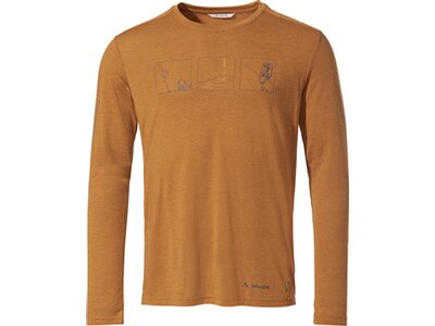 VAUDE Herren Shirt Me Rosemoor LS T-Shirt III Braun