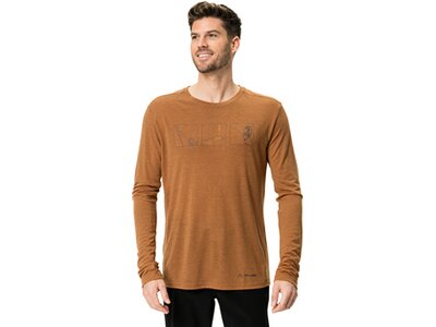 VAUDE Herren Shirt Me Rosemoor LS T-Shirt III Braun