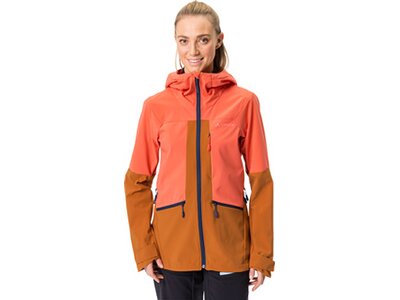 VAUDE Damen Funktionsjacke Wo Monviso Softshell Jacket Orange