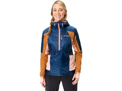 VAUDE Damen Funktionsjacke Wo Larice Halfzip Jacket Blau