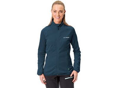 VAUDE Damen Unterjacke Wo Monviso Fleece FZ Jacket II Blau