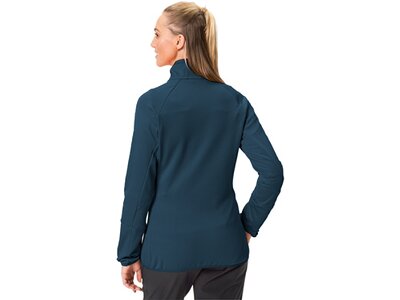 VAUDE Damen Unterjacke Wo Monviso Fleece FZ Jacket II Blau