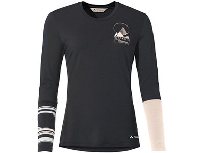 VAUDE Damen Unterhemd Wo Monviso Wool LS T-Shirt schwarz