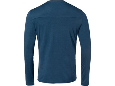 VAUDE Herren Unterhemd Me Monviso Wool LS T-Shirt Blau