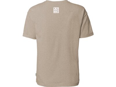 VAUDE Damen Shirt Wo Mineo Striped T-Shirt Braun