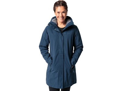 VAUDE Damen Funktionsjacke Wo Skomer Wool Parka II Blau