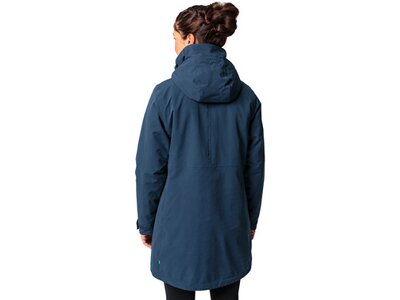 VAUDE Damen Funktionsjacke Wo Skomer Wool Parka II Blau