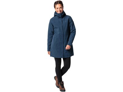 VAUDE Damen Funktionsjacke Wo Skomer Wool Parka II Blau