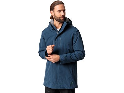 VAUDE Herren Funktionsjacke Me Idris Wool Parka II Blau