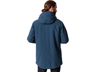 VAUDE Herren Funktionsjacke Me Idris Wool Parka II Blau