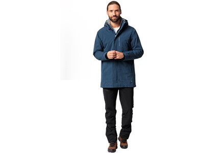 VAUDE Herren Funktionsjacke Me Idris Wool Parka II Blau