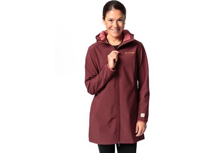 VAUDE Damen Funktionsjacke Wo Moena Softshell Parka Braun