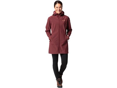 VAUDE Damen Funktionsjacke Wo Moena Softshell Parka Braun