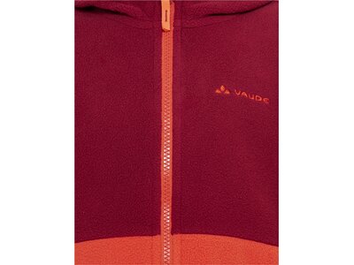 VAUDE Kinder Unterjacke Kids Pulex Hooded Jacket II rot