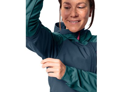 VAUDE Damen Funktionsjacke Wo All Year Moab Jacket Blau