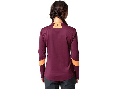 VAUDE Damen Sweatshirt Wo Qimsa LS Logo Shirt Rot