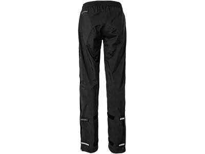 VAUDE Damen Regenhose Wo Yaras Rain Zip Pants IV schwarz