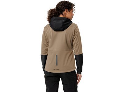 VAUDE Damen Funktionsjacke Wo Qimsa Hooded Softshell Jacket II Braun