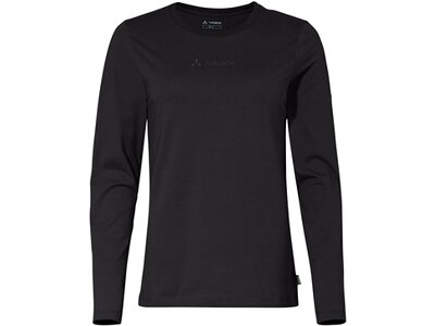 VAUDE Damen Shirt Wo Logo LS T-Shirt schwarz