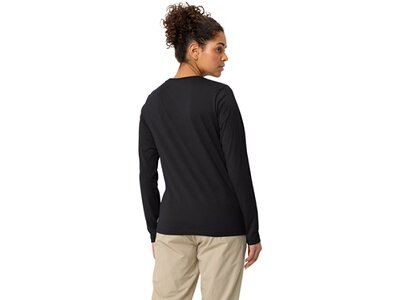 VAUDE Damen Shirt Wo Logo LS T-Shirt schwarz