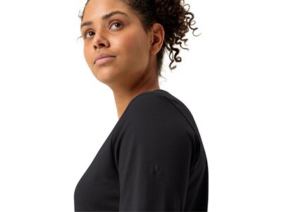 VAUDE Damen Shirt Wo Logo LS T-Shirt schwarz