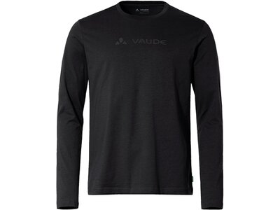 VAUDE Herren Shirt Me Logo LS T-Shirt schwarz