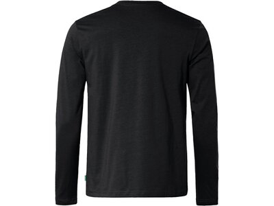 VAUDE Herren Shirt Me Logo LS T-Shirt schwarz