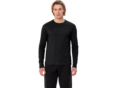 VAUDE Herren Shirt Me Logo LS T-Shirt schwarz