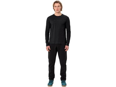 VAUDE Herren Shirt Me Logo LS T-Shirt schwarz