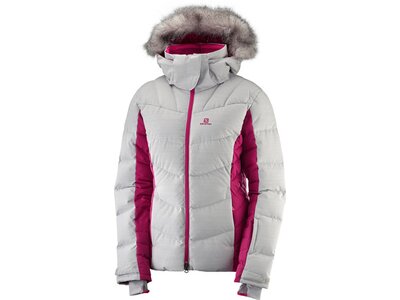 SALOMON Damen Jacke ICETOWN JKT W Vapor Cerise Silber