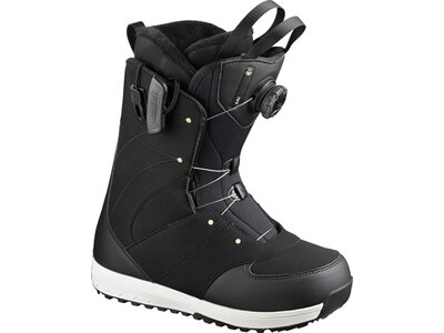 SALOMON Damen Snowboard-Schuhe IVY BOA SJ Bk/Bk/Pale Lim Schwarz