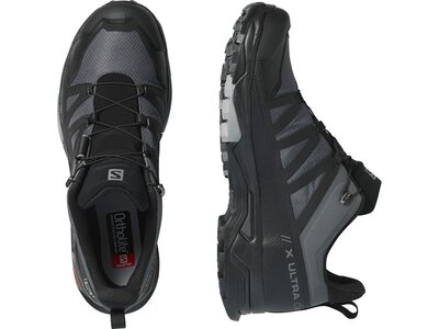 SALOMON Herren Multifunktionsschuhe SHOES X ULTRA 4 WIDE GTX Mgnt/Black/Monu Grau