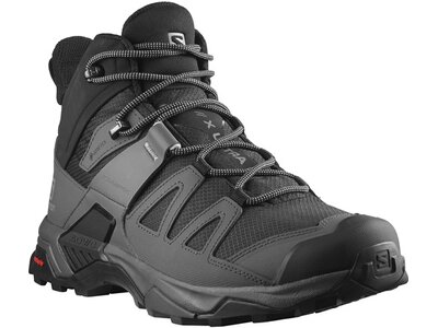 SALOMON Herren Multifunktionsstiefel SHOES X ULTRA 4 MID WIDE GTX Black/Mgnt Schwarz