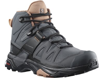 SALOMON Damen Multifunktionsstiefel Damen Wanderstiefel X ULTRA 4 Mid Gore-Tex Schwarz