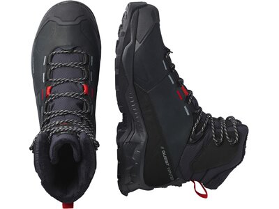 SALOMON Herren Trekkingsandale SHOES QUEST WINTER TS CSWP Black/Goji B Schwarz