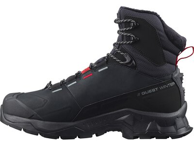 SALOMON Herren Trekkingsandale SHOES QUEST WINTER TS CSWP Black/Goji B Schwarz