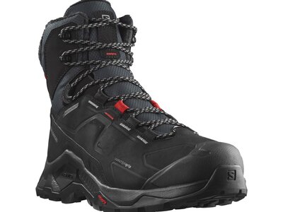 SALOMON Herren Trekkingsandale SHOES QUEST WINTER TS CSWP Black/Goji B Schwarz