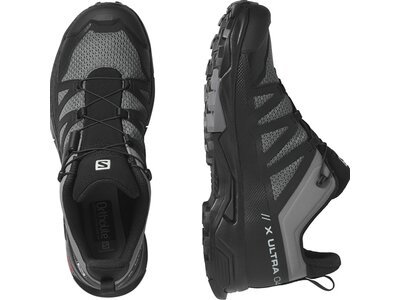 SALOMON Herren Multifunktionsschuhe SHOES X ULTRA 4 QuSh/Black (pantone Tap Grau