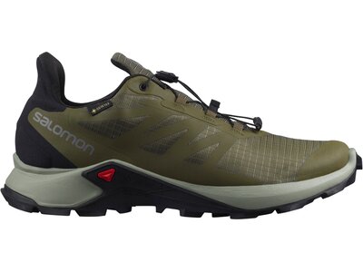 SALOMON Herren Trailrunningschuhe SHOES SUPERCROSS 3 GTX OlvNig/Wrought Ir Grau