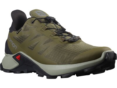 SALOMON Herren Trailrunningschuhe SHOES SUPERCROSS 3 GTX OlvNig/Wrought Ir Grau