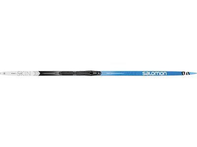 SALOMON Langlauf Ski XC SKI SET S/MAX eSKIN Med+ SHIIN BDG Grau